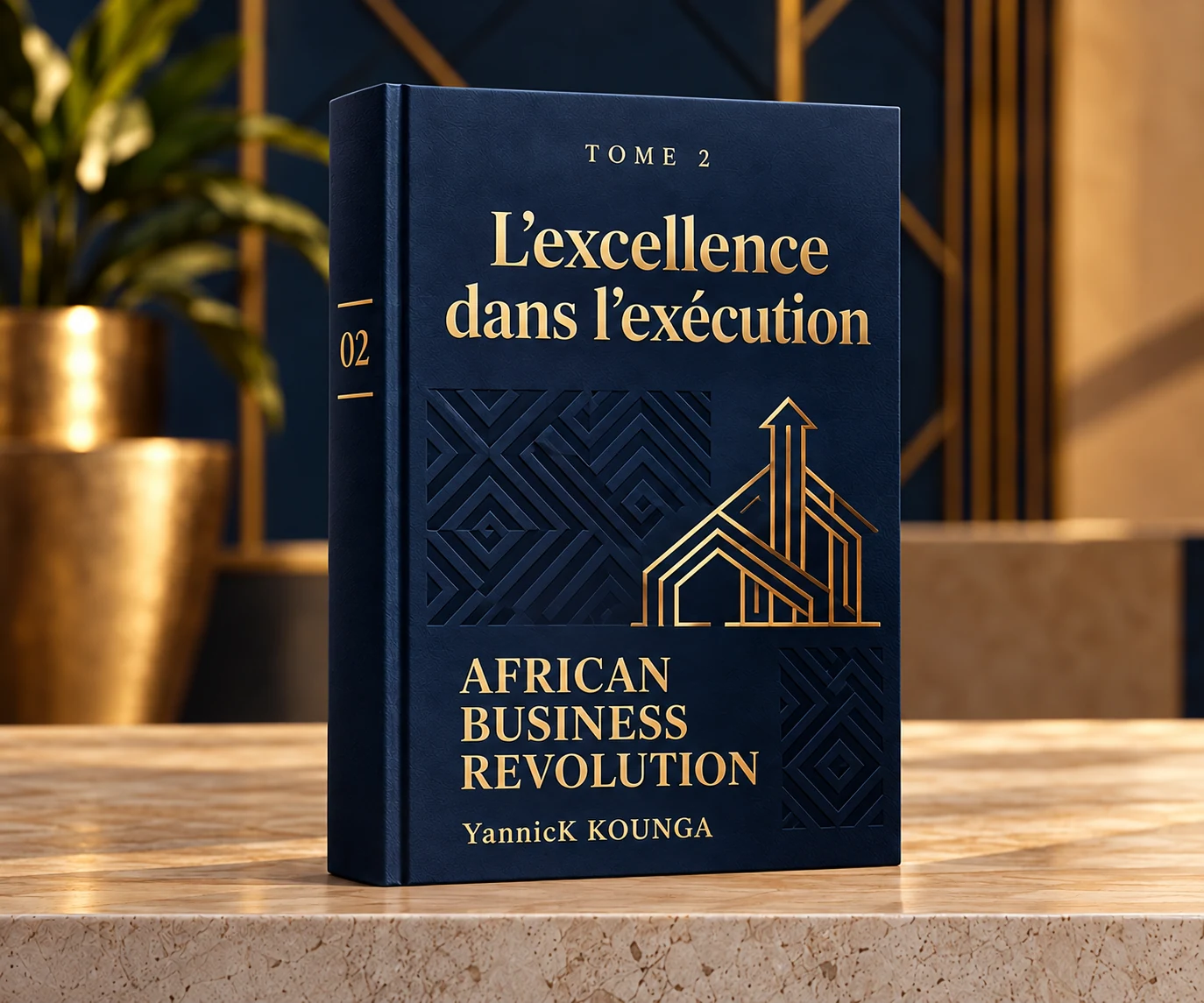 Concept de couverture en avant-première du tome 2, L’excellence dans l’exécution.